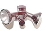 Pro Video CVC-340LC B/W Outdoor Motion Sensor Security with Lights and Bronze Housing
