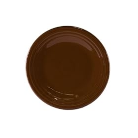 Fiesta 9-Inch Luncheon Plate, Chocolate by Fiestaware