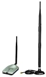 2000mW 2W 802.11g/n High-Gain USB Wireless G / N Long-Rang WiFi Network Adapter With Original Alfa 9dBi Rubber Antenna with magnetic base *Strongest on the Market*