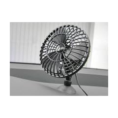 Miniventilator mit Saugfu� 12V, ideal f�r Auto und Camping