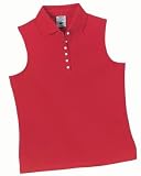 Port Authority - Ladies Sleeveless Sport Shirt Red-XS