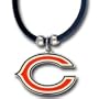 Chicago Bears Logo Pendant w/Rubber Cord - NFL Football Fan Shop Sports Team Merchandise