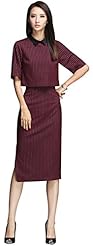 General Print Vintage Lace Polyester Fall Winter Elbow Length Sleeves Midi Dress 