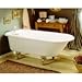 Cheviot Traditional Cast Iron Bath with Flat Area on Rim 61