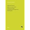 Ideen zu einer reinen Phänomenologie und phänomenologishen Philosophie Ideen zu einer reinen Phänomenologie und phänomenologishen Philosophie