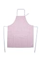 Rushbrookes Butchers Stripe Adult Apron Pink
