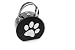 Mud Pie Pet White and Black Paw Print Travel Kit with Feeding Dishes