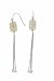 Sterling Silver and Glass Fashion Earrings