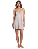 Hanro Women’s Satin Body Dress, Rose Grey, Medium