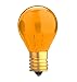 Bulbrite 702510 - 10S11TO - Transparent Orange 10 Watt S11 Light Bulb, Intermediate Base