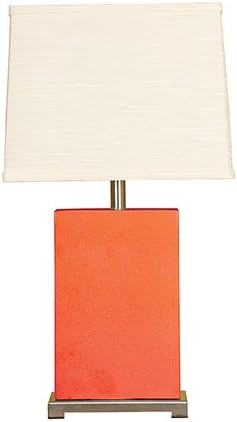 Mario Lamps 10T211CO Ceramic Block Table Light