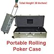 Rolling Poker Chest - Holds 1,000 Chips and more!