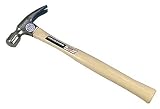 Vaughan 999 20-Ounce Professional Framing Hammer, Smooth Face, White Hickory Handle, 14-Inch Long.