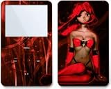 Red Girl - Apple iPod video 30GB/ 60GB/ 80GB Skin Decals - Faceplate Stickers