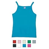 LAT - Junior Combed Ringspun Cotton Baby Rib Spaghetti Strap Tank (3646)