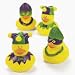 One Dozen (12) Rubber Duckie Ducky Duck MARDI GRAS Party Favors