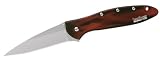 Kershaw Ken Onion Black & Red Leek Folding Knife with Speed Safe