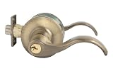 Wright Products SREUS5 Impressions Serenade Entrance Lever, Antique Brass