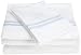 Peacock Alley Luxury Linens Bravado 400-Thread-Count 100-Percent Egyptian Cotton Percale King Flat Sheet, Blue