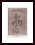 Honkytonk Man, Art Poster by Unknown Artist, with Wood Frame, poster size: 11