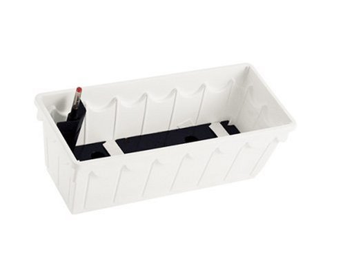 Emsa 966501200 Blumenkasten 50 cm wei&szlig; PALAZZO AQUA COMFORT
