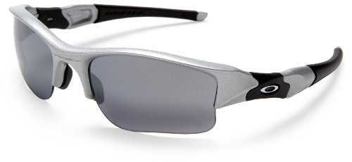 Oakley Men's Chicago White Sox XLJ Sunglasses,Silver and Black Frame/Black Lens,one size