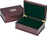 Desk Top Stationary Box Organizer In Rosewood