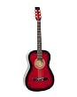 CSG-10 Beginner Acoustic Guitar, Redburst, Free Shipping