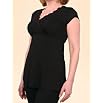 A Pea in the Pod: Short Sleeve V-neck Nursing Sleep Top