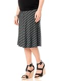 Motherhood Maternity: Secret Fit Belly(tm) Knee Length Relaxed Fit Maternity Skirt