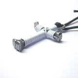 White Horseshoe Nail Cross Necklace