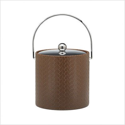 San Remo Pinecone Design 3 Qt Ice Bucket with Metal Cover