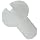 Polypropylene Machine Screw, Flat Head, Slotted Drive