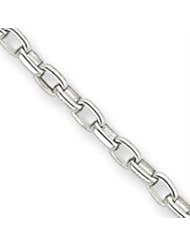8.75 Inch 14k Gold White Gold 4.4mm Polished Fancy Link Brace
