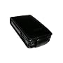 iGadgitz Black Leather Case Cover for SanDisk Sansa Fuze 2GB, 4GB & 8GB