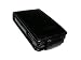 iGadgitz Black Leather Case Cover for SanDisk Sansa Fuze 2GB, 4GB & 8GB
