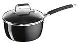 Tefal Jamie Oliver Hard Enamel Saucepan with Lid, 20 cm