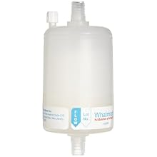 Whatman 2712M Polycap HD 75 Polypropylene Capsule Filter with MNPT Inlet and Outlet, 60 psi Maximum Pressure, 5.0 Micron (Pack of 5)