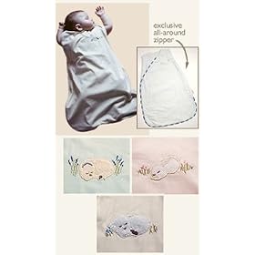 Cloud B Baby Blue Pointelle Cotton LullaBag