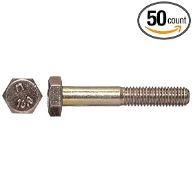M8 x 1.25 Standard Thd., 25mm Lg., Metric Class 10.9 Hex Head Cap Screw (50 Per Package)