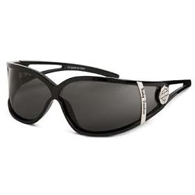 Harley Davidson Ladies Silver Banner Performance Eyewear. Available with Smoke Lens or Yellow Lens.