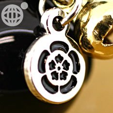 歴女御用達！「時代屋」コラボ◆戦国武将×パワーストーン家紋ストラップ(石田三成/ナチュラルアゲート)NRM-1-04