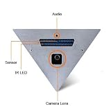 Zmodo Indoor Hidden Design Triangle CCTV Camera with Audio and 50' Night Vision