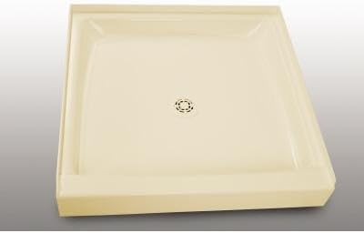 Crane Plumbing 4832WL-BO Cascade Shower Floor, Bone