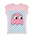 Pac-Man Pinky Ghost Juniors Pink Tee T-shirt