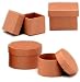 Produkt-Bild: Glorex - Pappschachtel-Set, 4-teilig, 2xQuadrat, 2xRund
