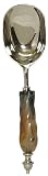 Decorative Ice Scoop With Spiral Horn Handles