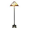 Aztec Mission Tiffany-Style Floor Lamp