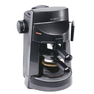 Mr. Coffee ECM250 4-Cup Espresso/Cappuccino Maker w&#1110th FREE MINI TOOL BOX (DH)