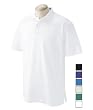 Devon & Jones - Blue Men's Solid Malvern Jersey Polo (D360)